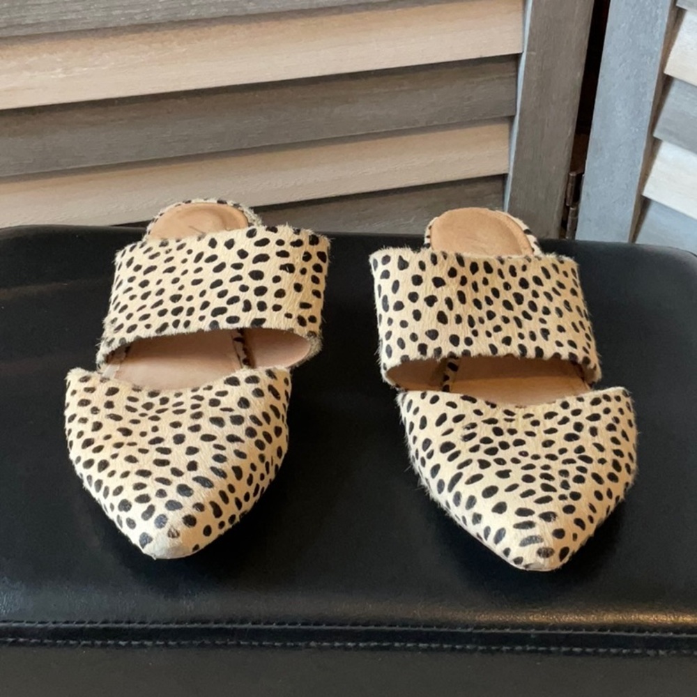 Women’s pony hair mules